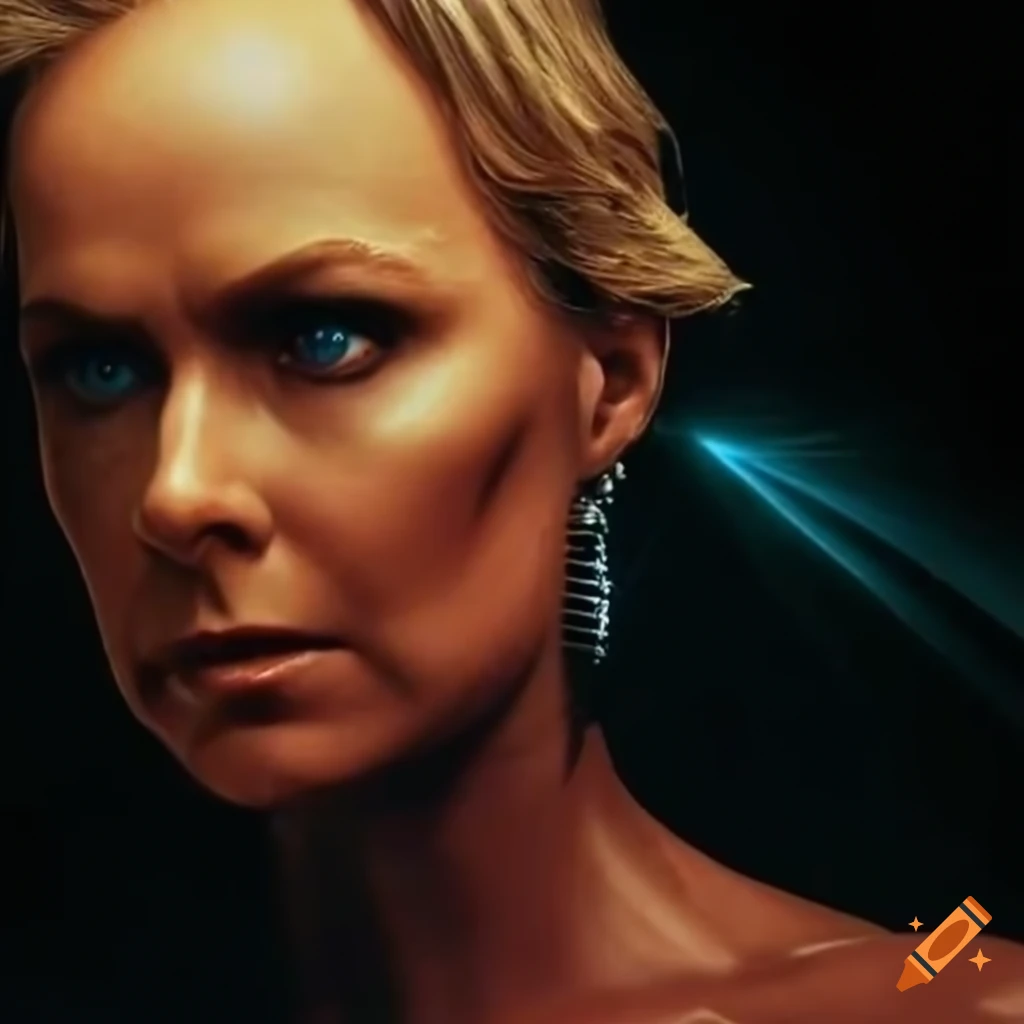 Movie poster - H.R. Giger's All the Way to Mars with Melora Hardin as a Machinist/Mechanist