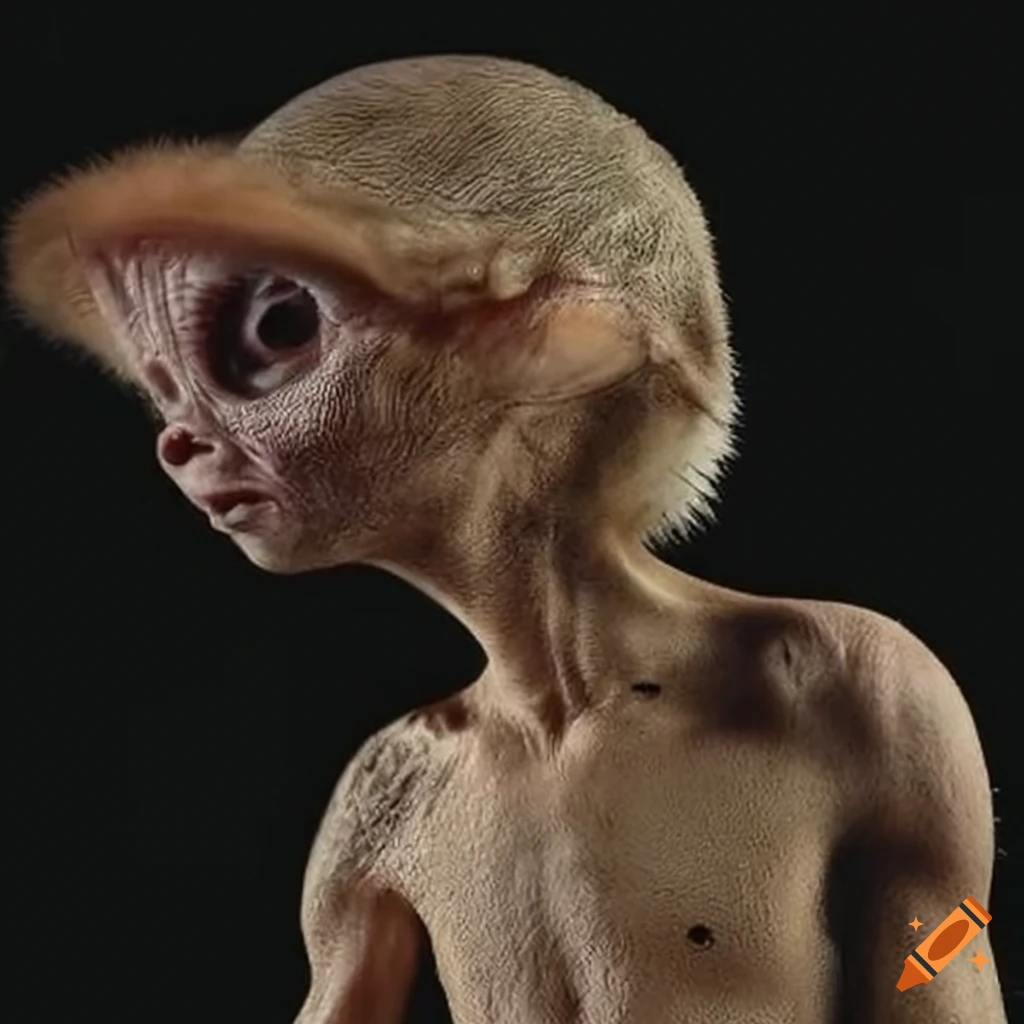 Peaceful encounter between humans and alien species in historical ...