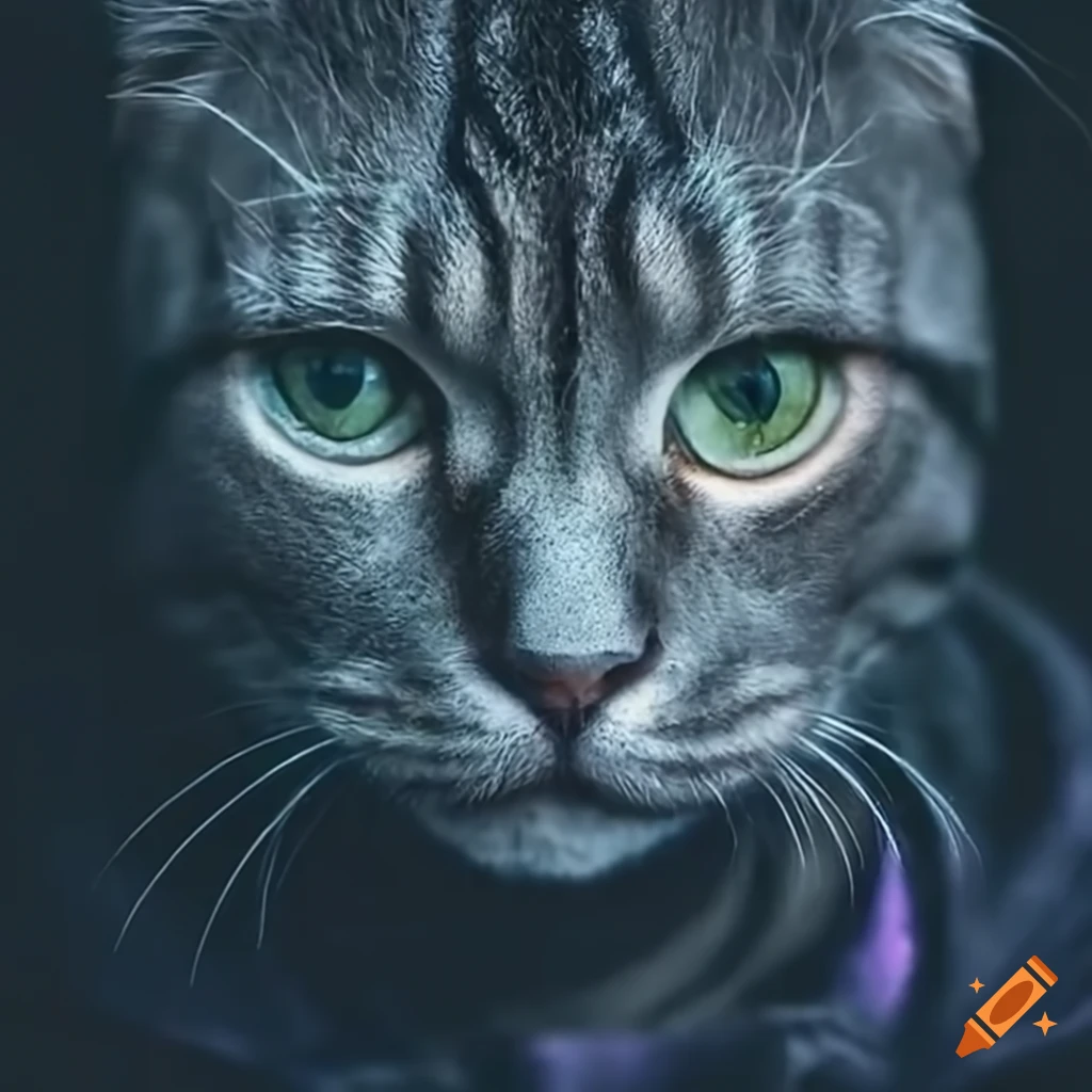 Actor Elliot Page transformed into a magical cat