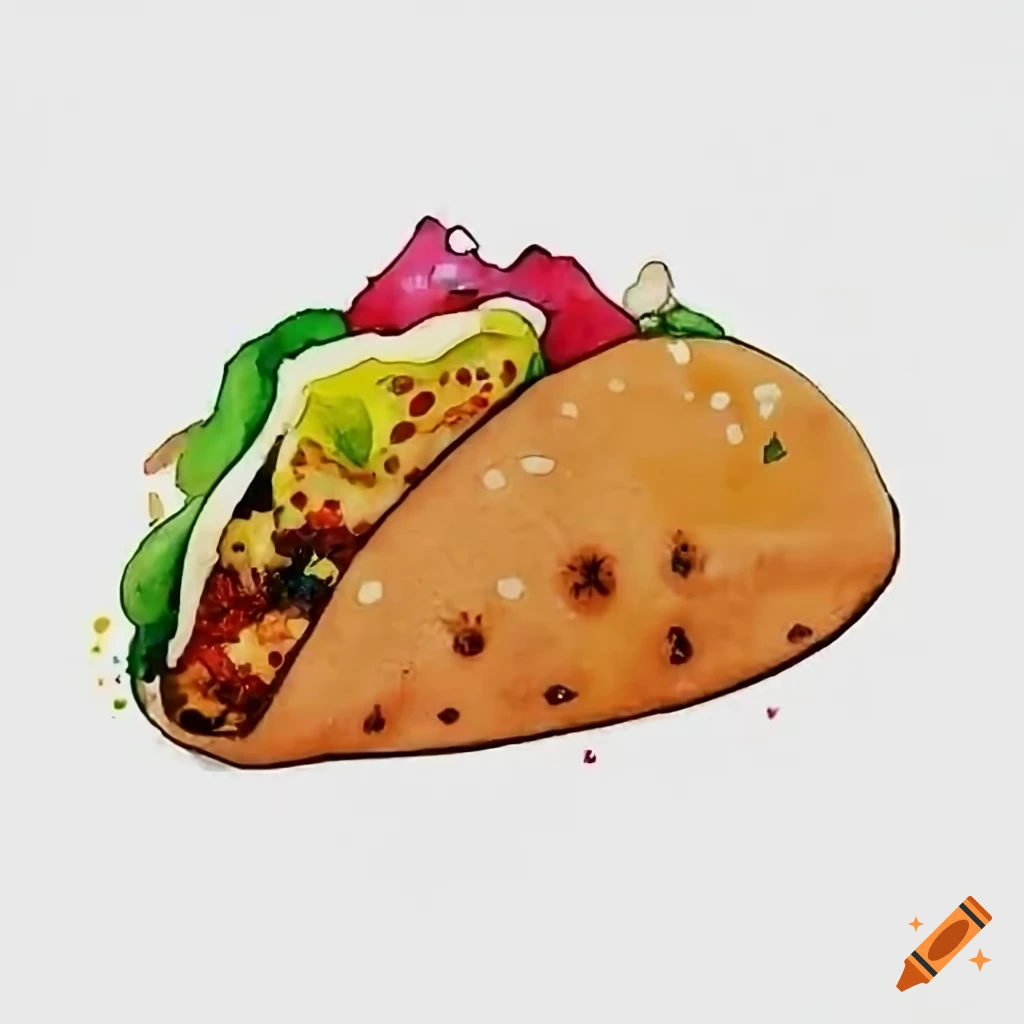 Taco al pastor on Craiyon