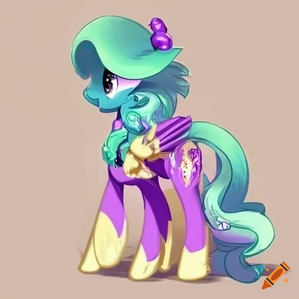 Original character design of a pony for adoption