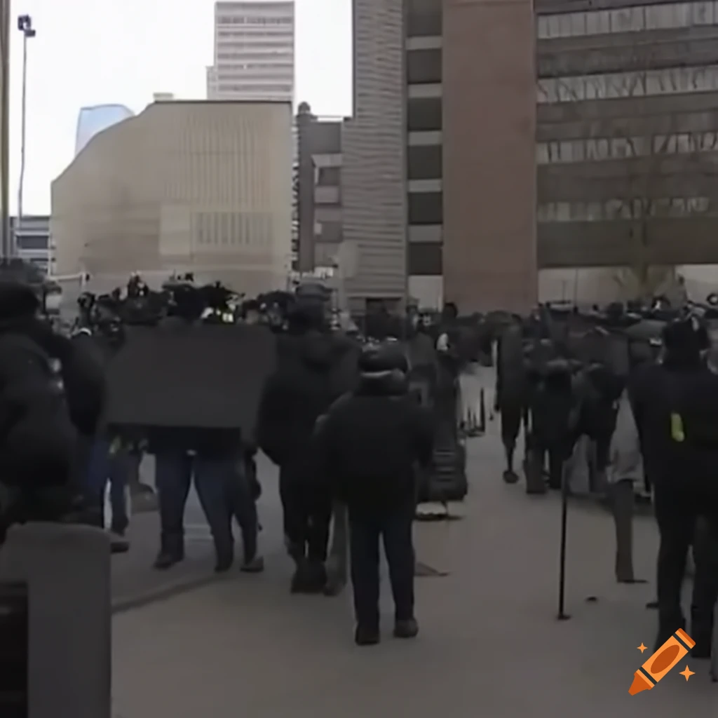 Protests aftermath at RTV7 Broadcasting Centre