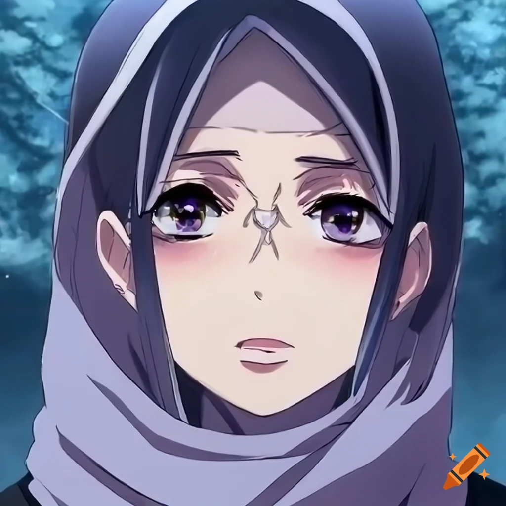 Hijabi anime character