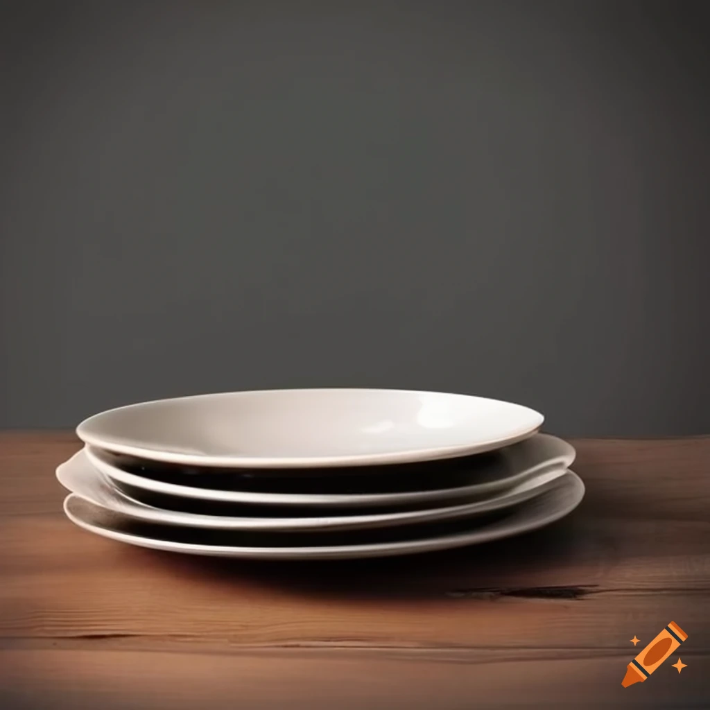 Plate set on a table