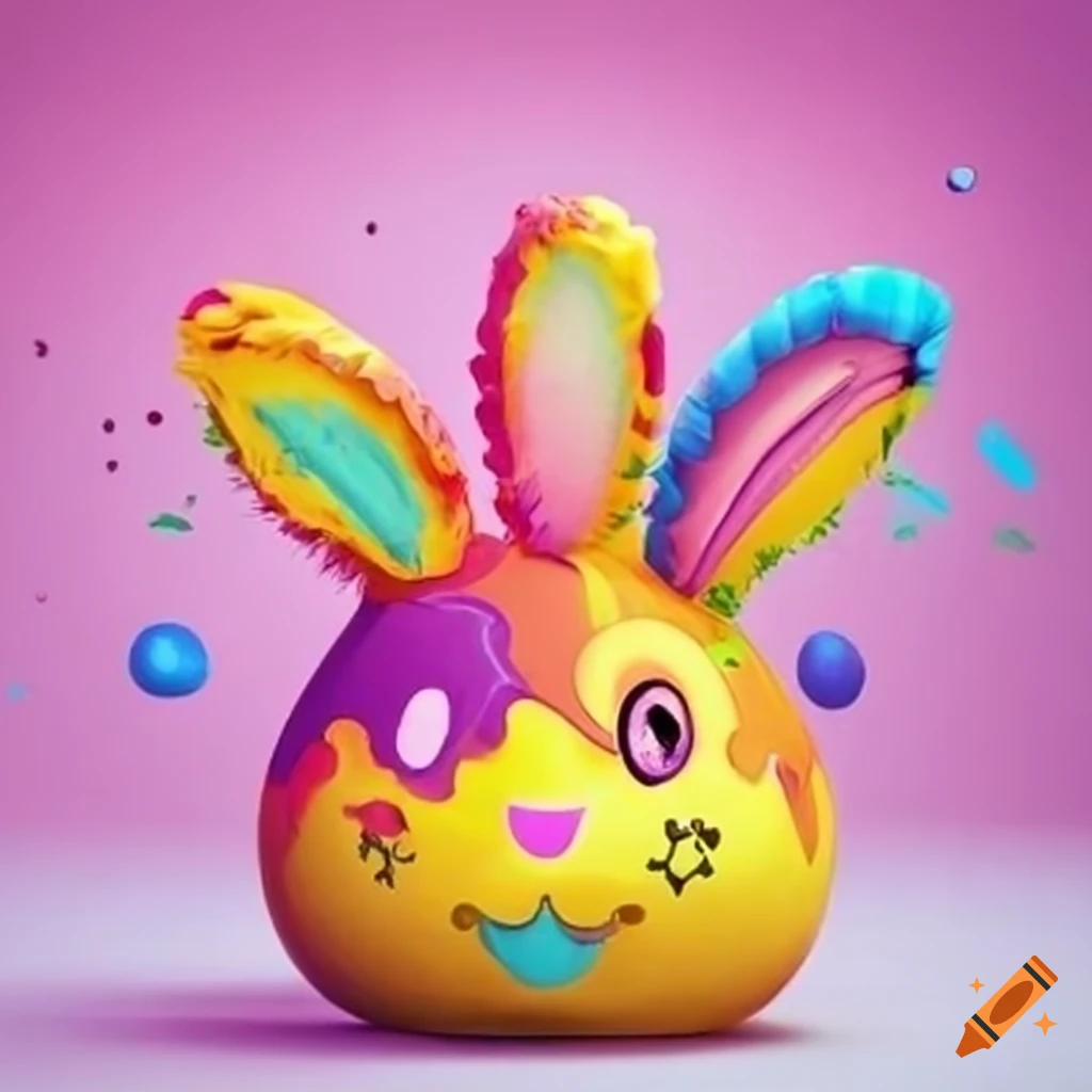 Easter-themed library on Craiyon