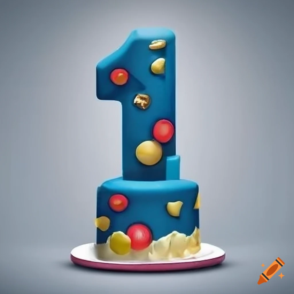 Logo mvp with number cake on Craiyon