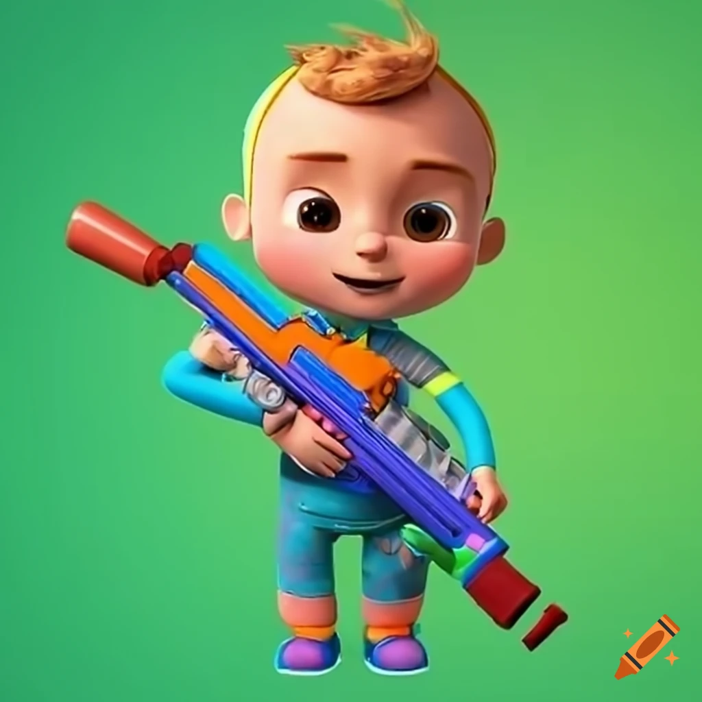 Jj character with a niper blaster rifle