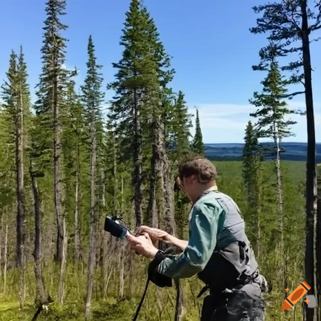 Boreal silviculture and reforestation podcasting with connectivity 5g antennas