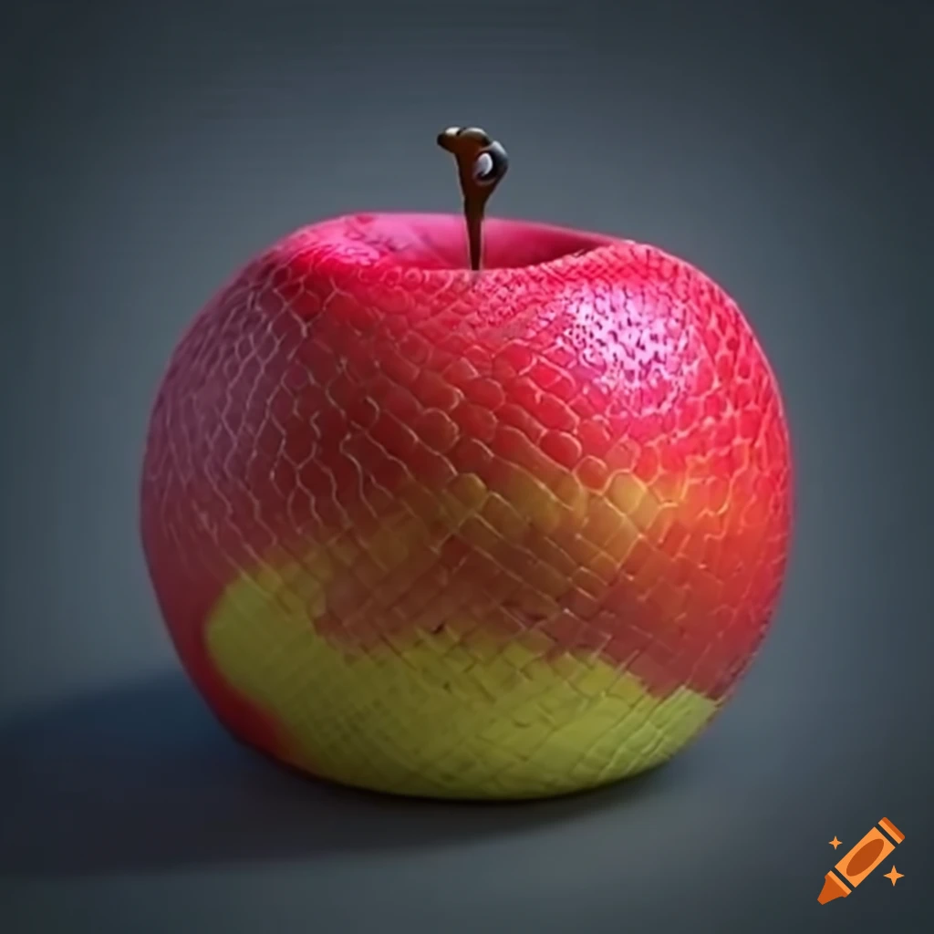 A worm resembling the one in the game snake