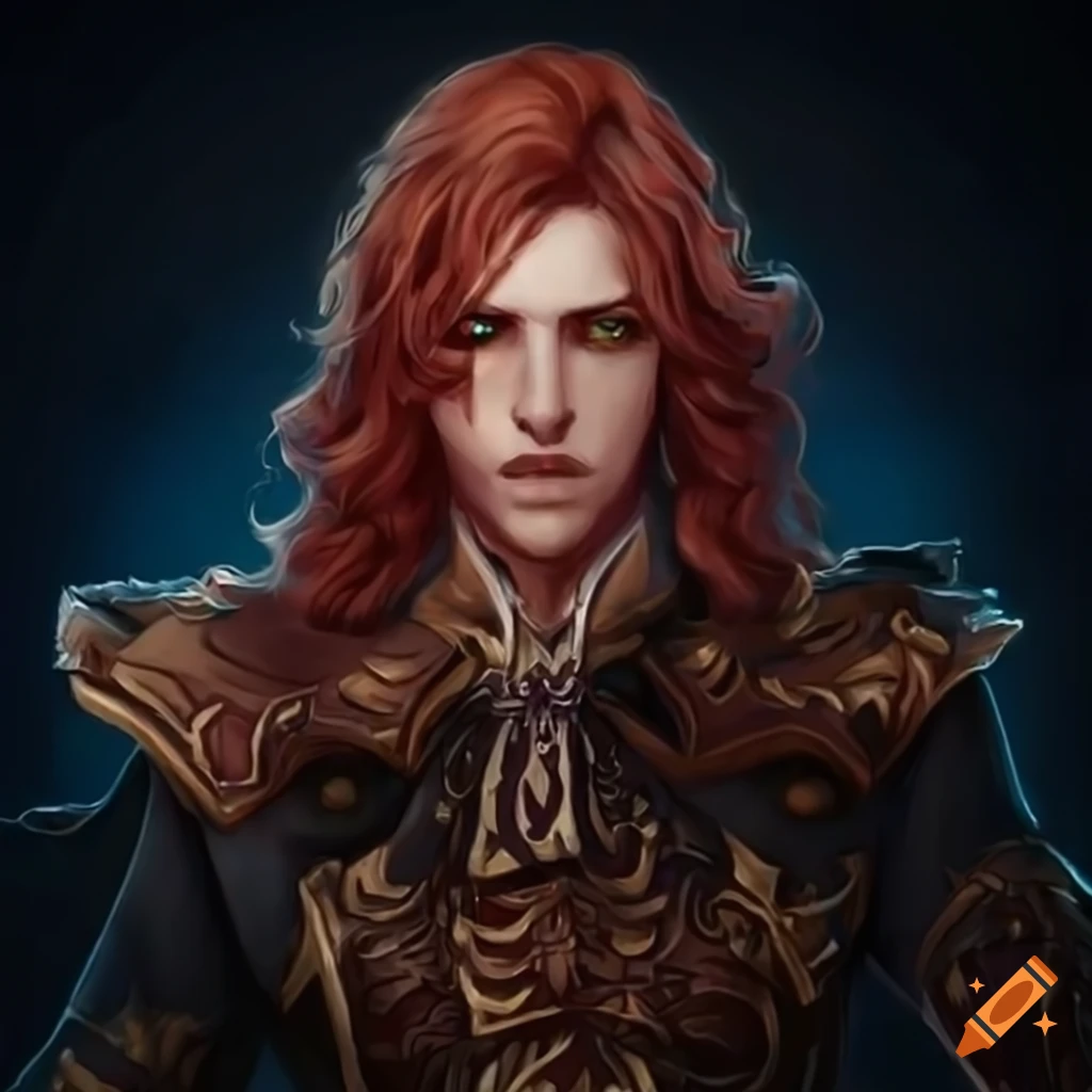 Pretty male fantasy character