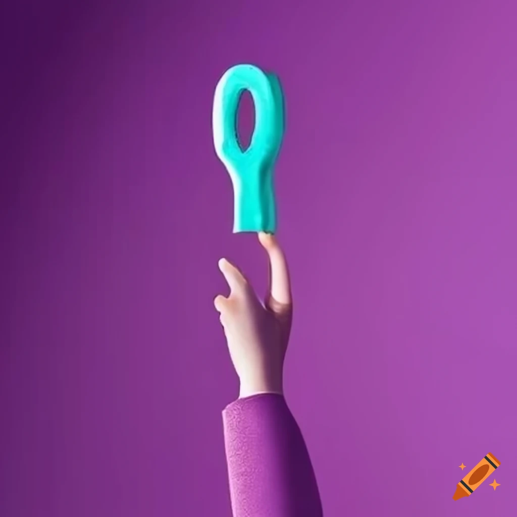 Raised fist with woman symbol and brand name: eMpowering in vibrant colors