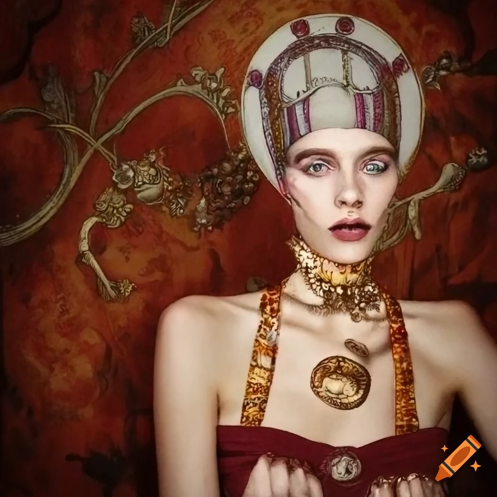 Paulina tarot cards inspired by Patrick Woodroffe style