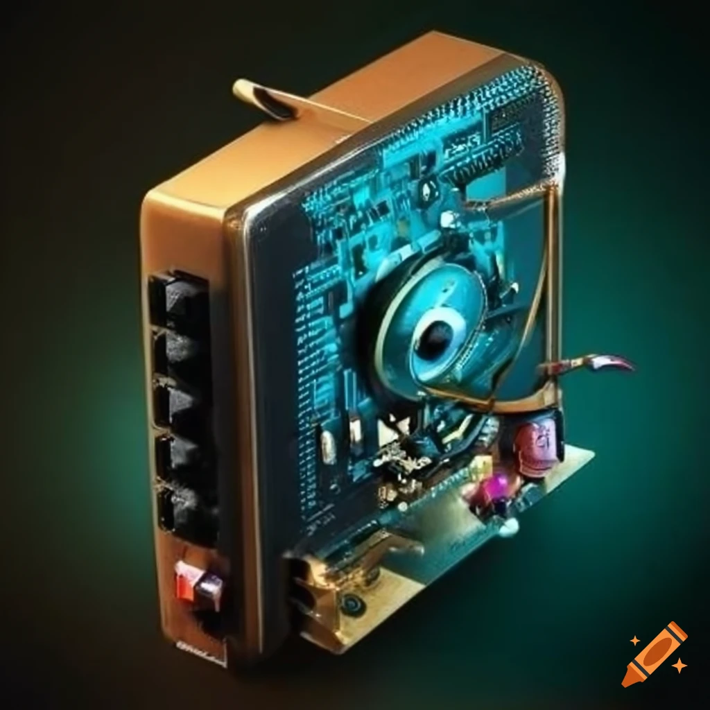 Electronics engineer working on a project