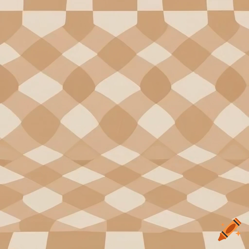Tan and white geometric pattern in high definition on Craiyon