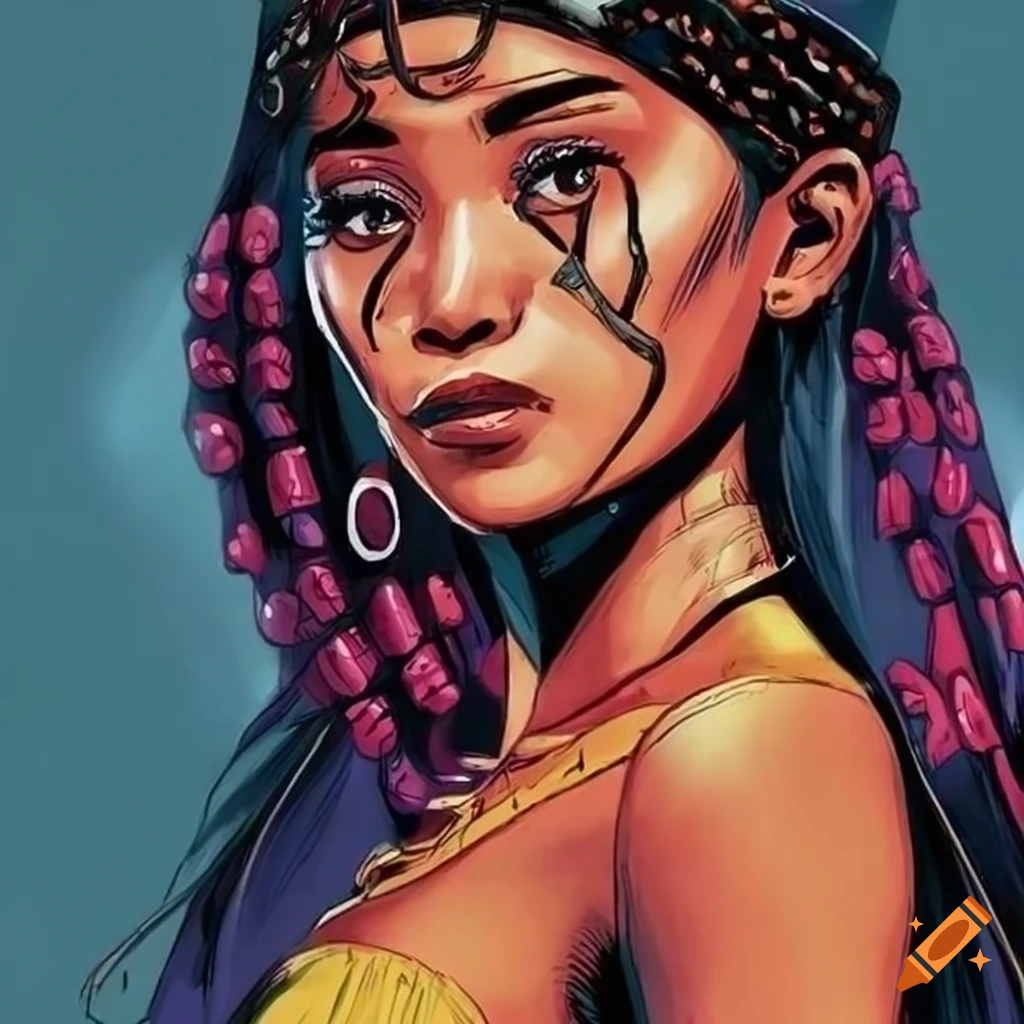 Empowering comic art of strong and determined Igorot women