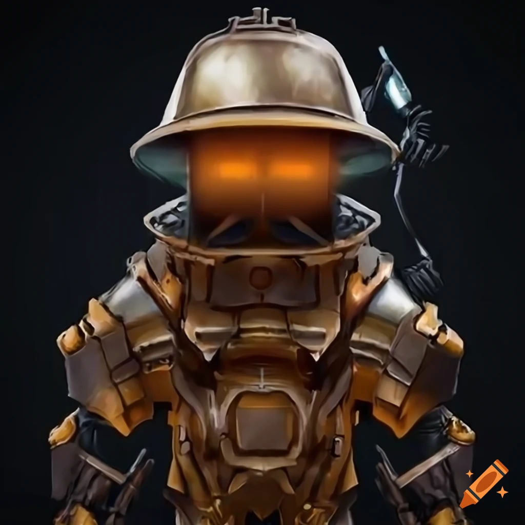 Fantasy robot beekeeper