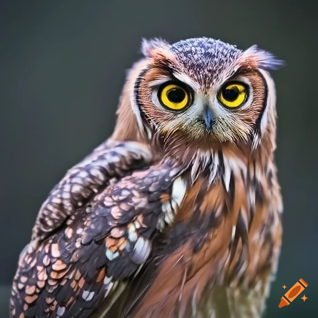 Owl on Craiyon