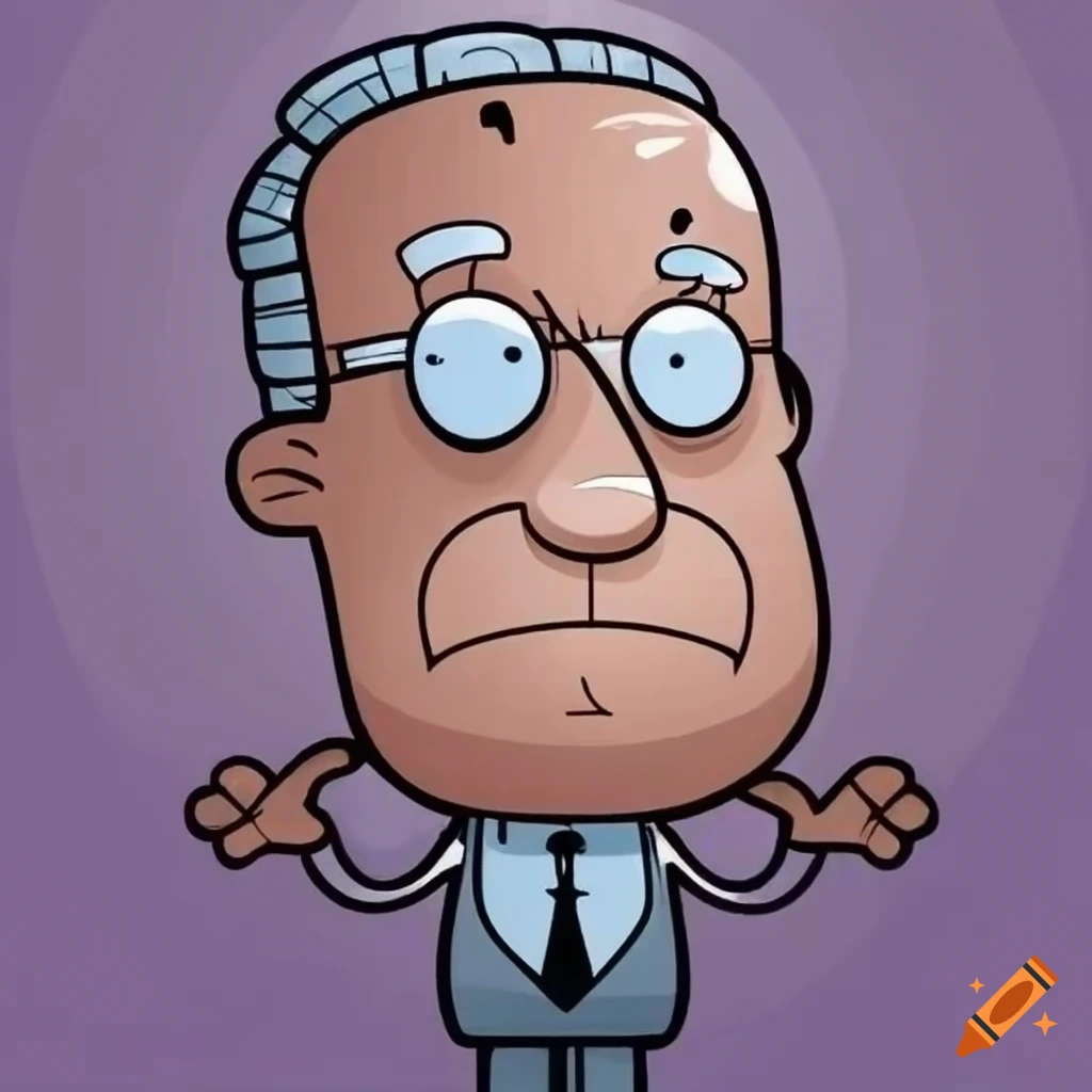 Colorful cartoon illustration of henry ford on Craiyon