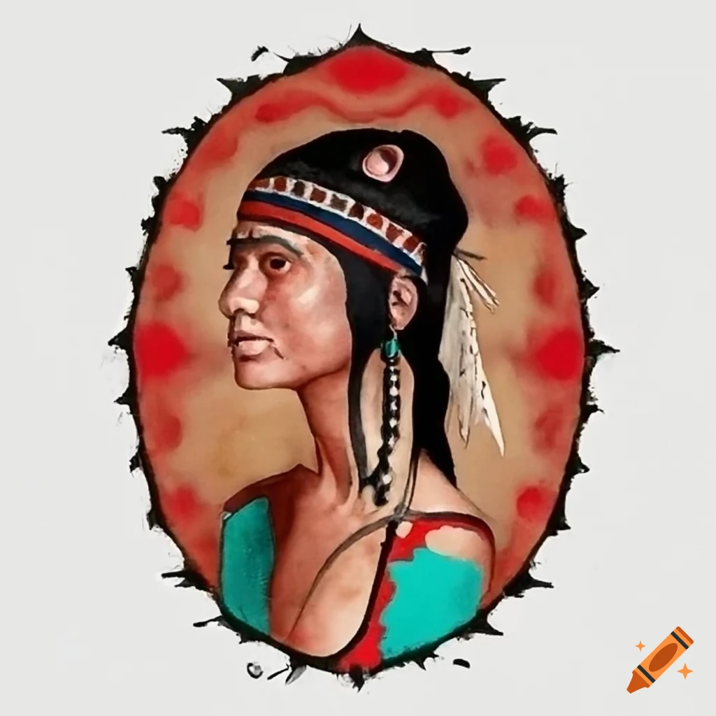 Native American Salish Voodoo Loa Shunga art