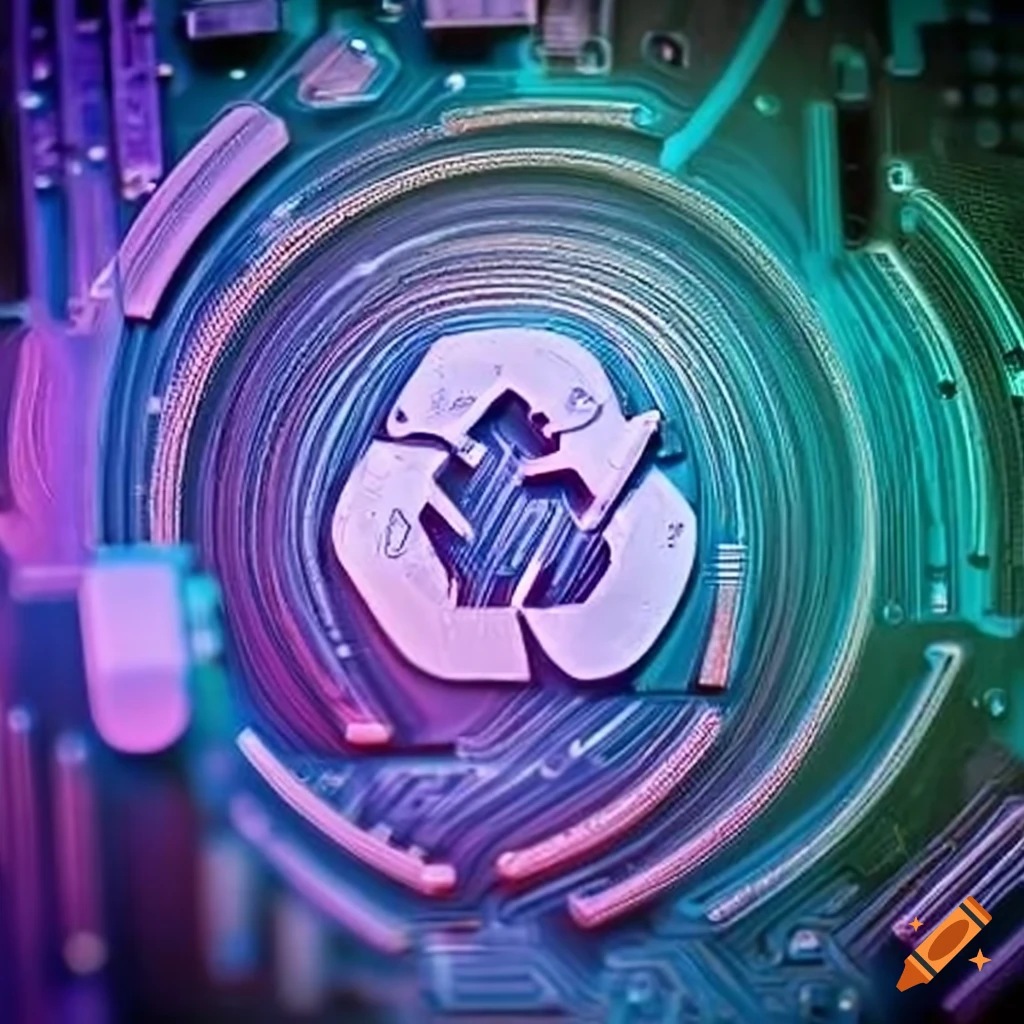 Intel recycling computer chips on Craiyon