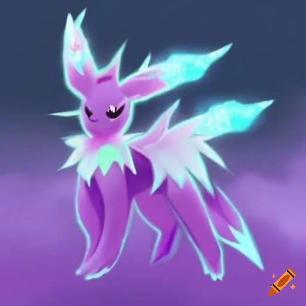 Ethereal quadruped Ghost Eeveelution