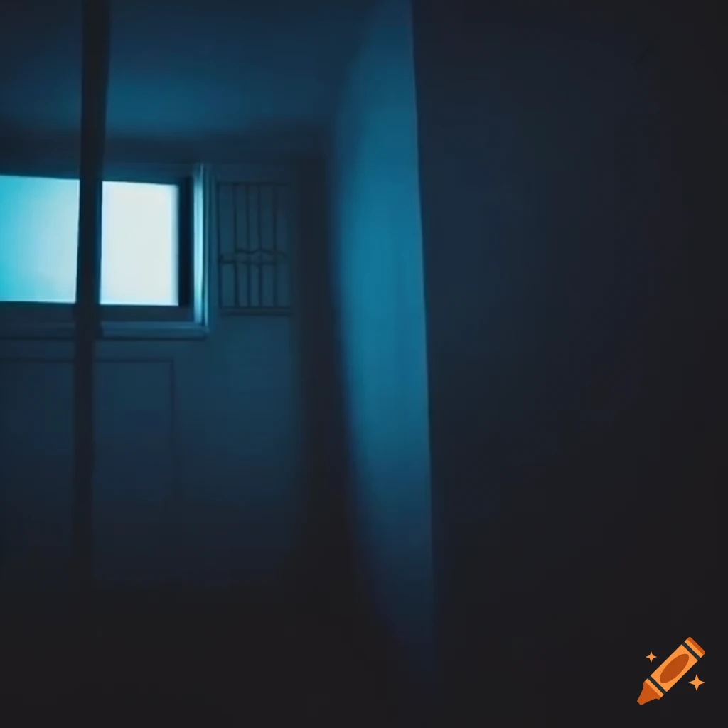 Familiar comfort in a dimly lit, hazy basement room