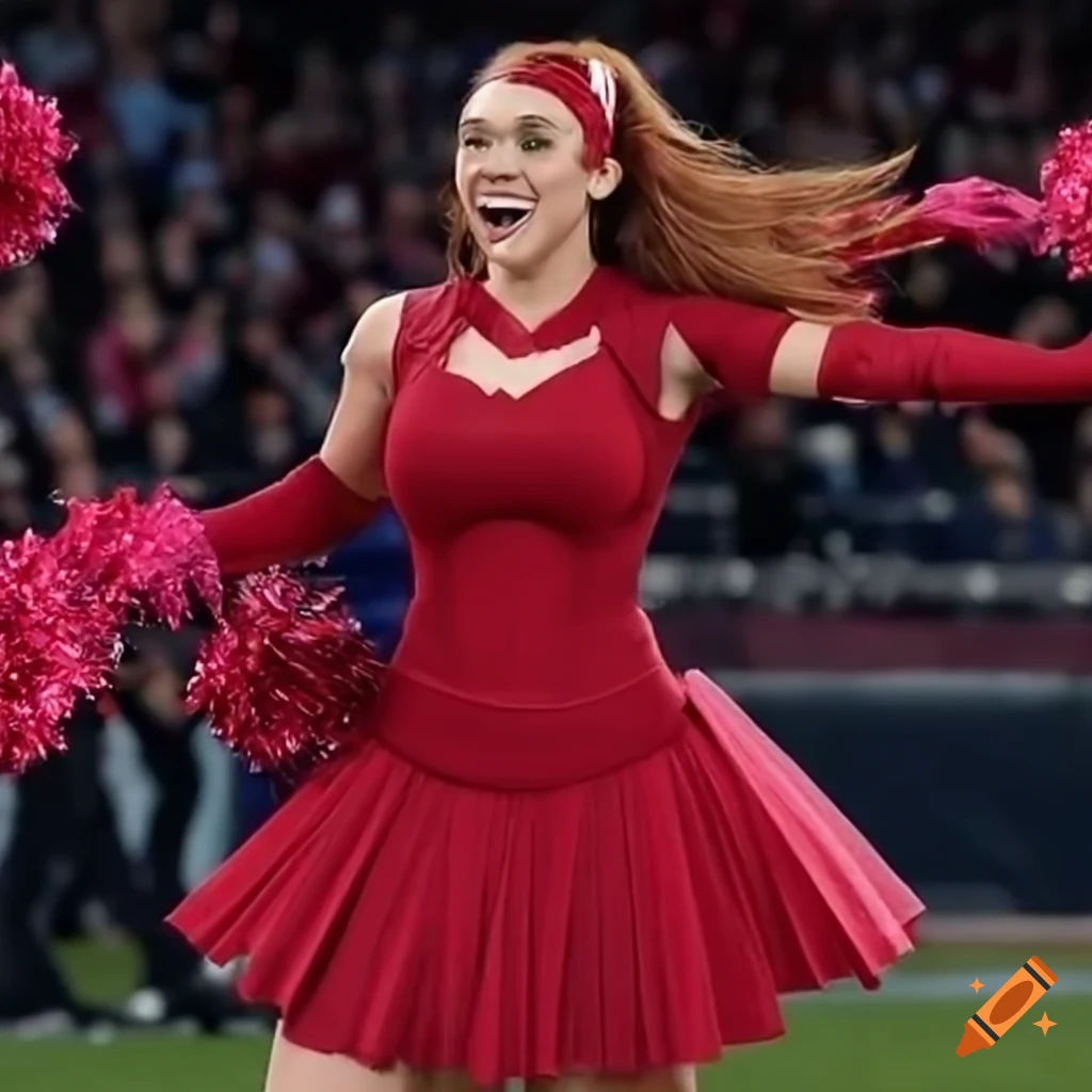 wanda-maximoff-in-cheerleader-attire-with-pom-poms-on-craiyon