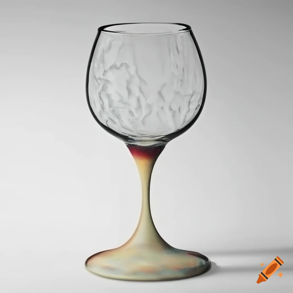 Avant-garde wine glass