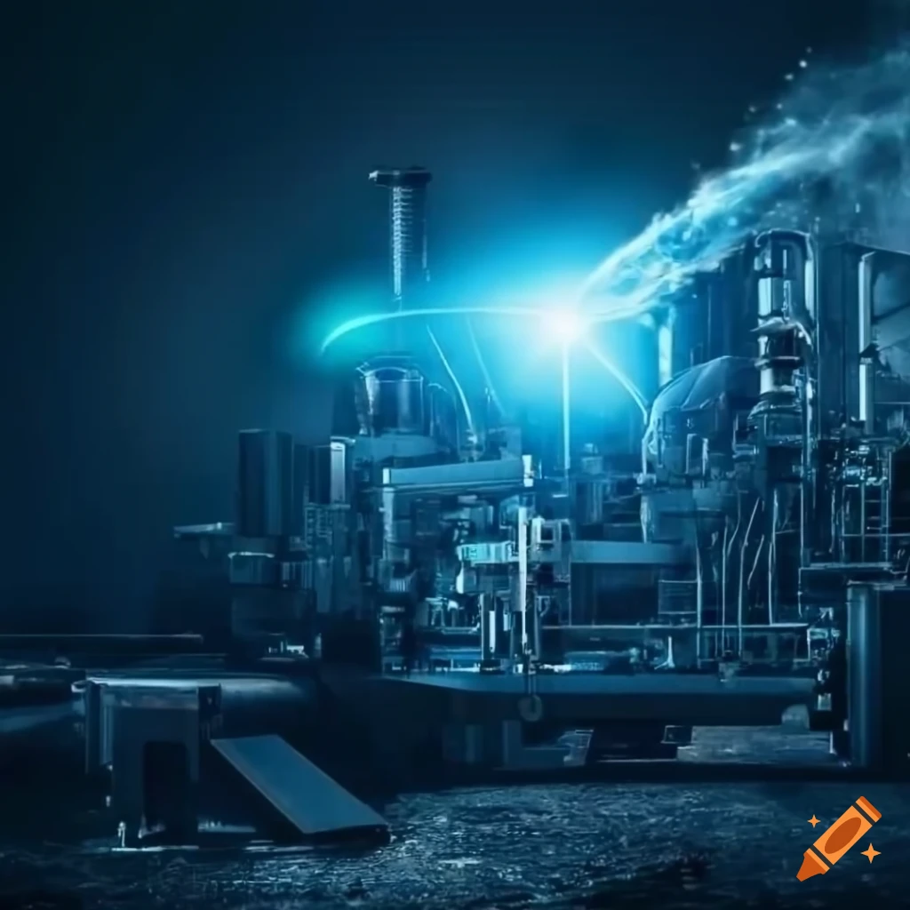 Metallurgy and materials engineering theme with smelting and welding