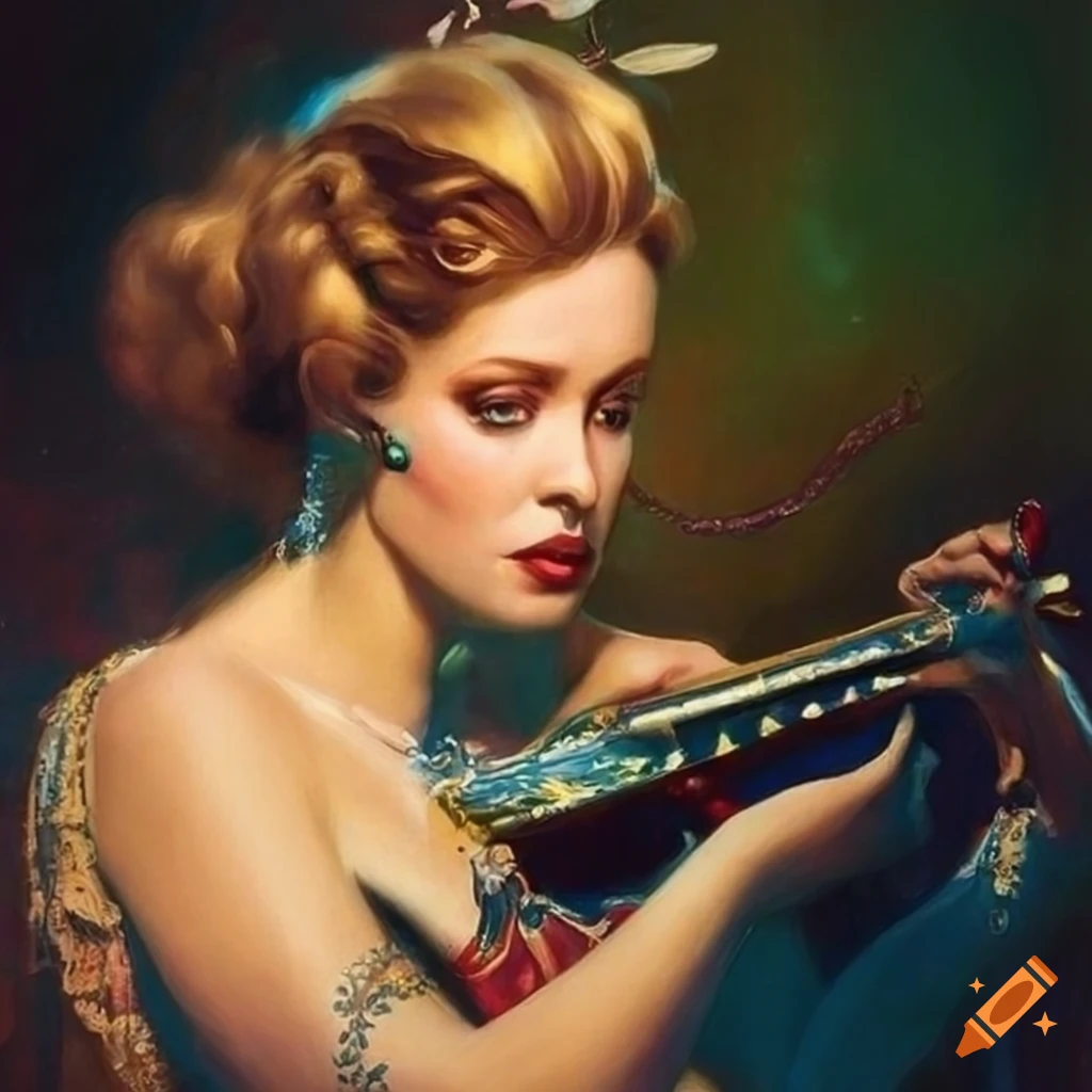 Ethereal pinup with mesmerizing features and stunning details