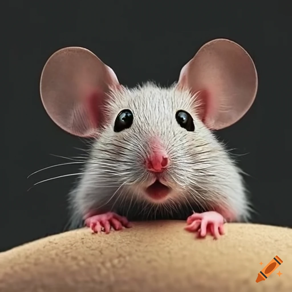 Mice seen from the back