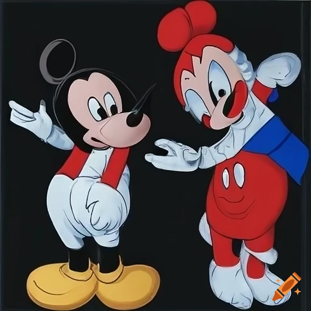Peruvian Mickey Mouse with Chilean Donald Duck