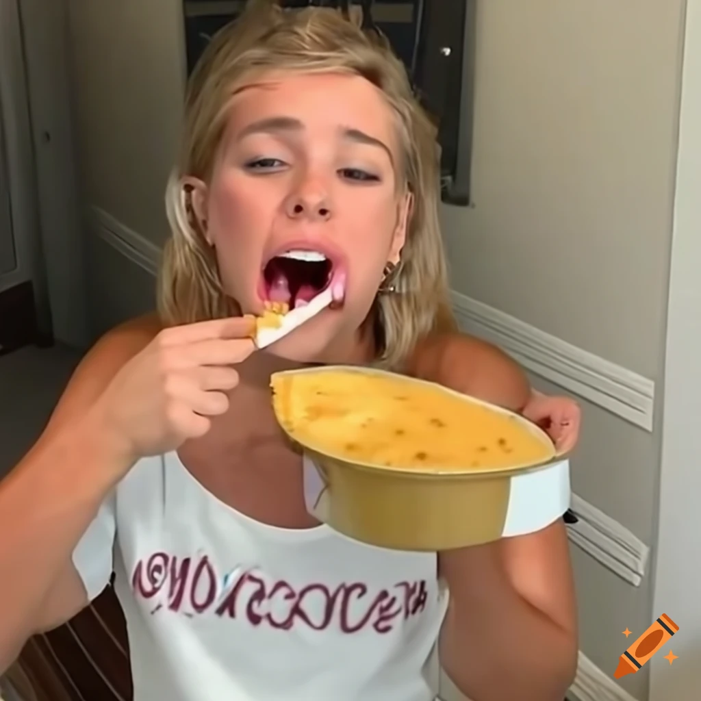 Carson roney enjoying queso on Craiyon