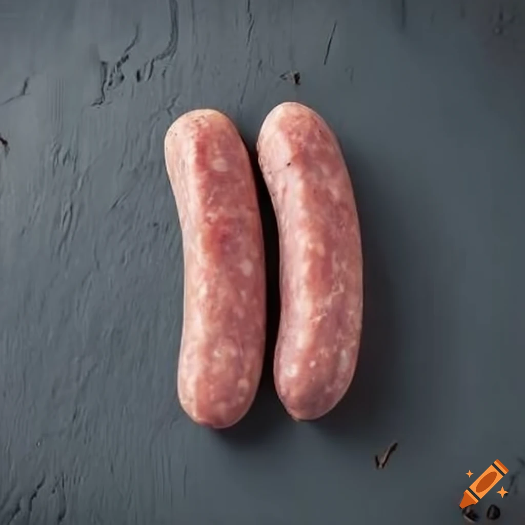 Raw sausage for BBQ