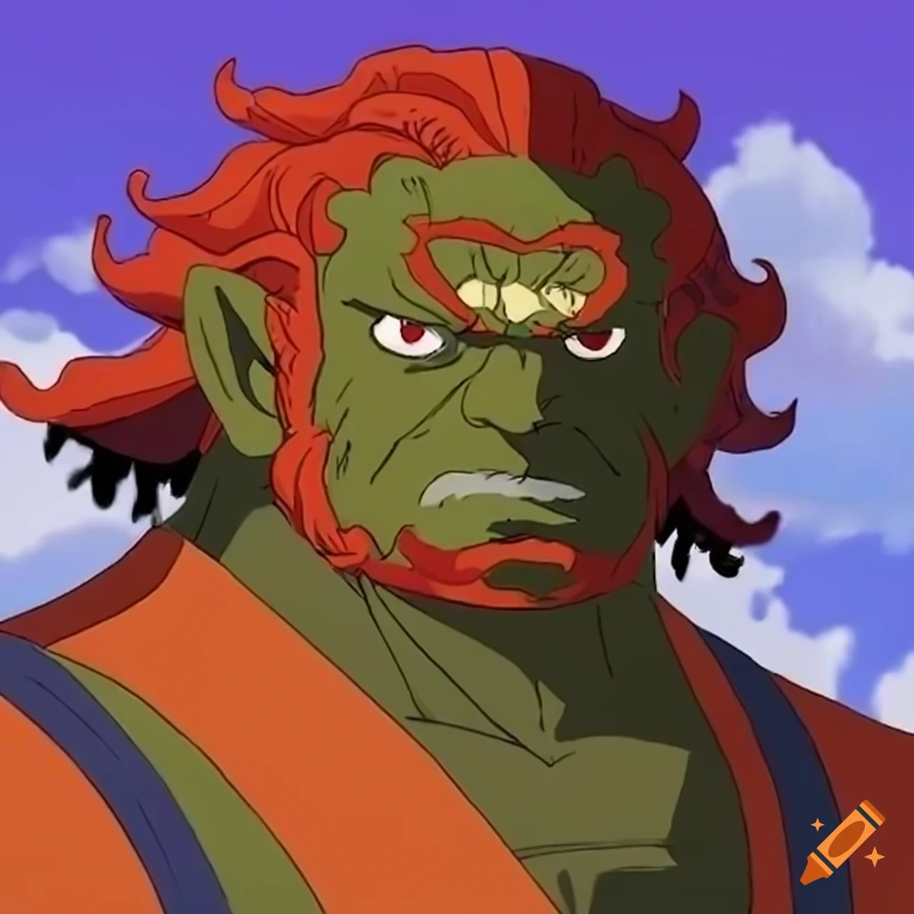 Ganondorf in Studio Ghibli style