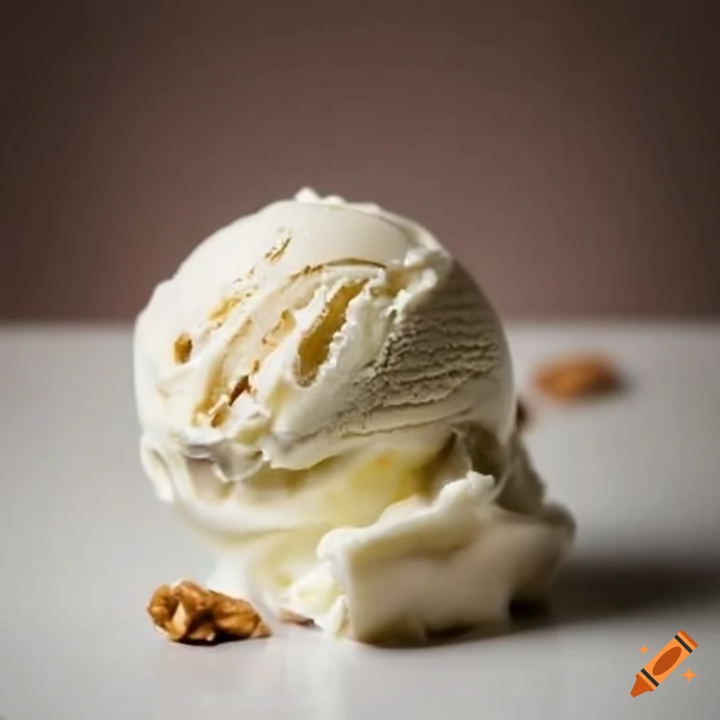 greek-yogurt-ice-cream-with-walnut-pieces-on-craiyon