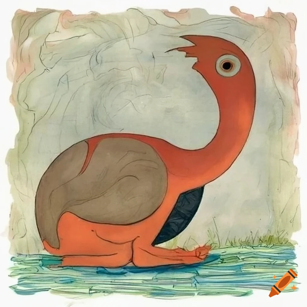 Alfred jodocus kwak character on Craiyon