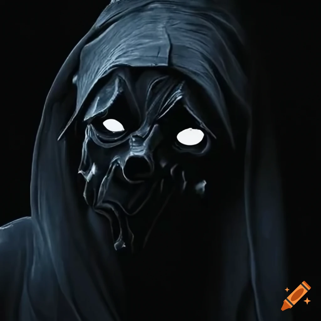 Dark fantasy mask with a phonk vibe