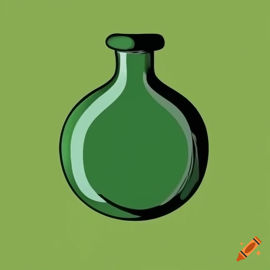Icon of a round green magic potion bottle inspired by Asterix