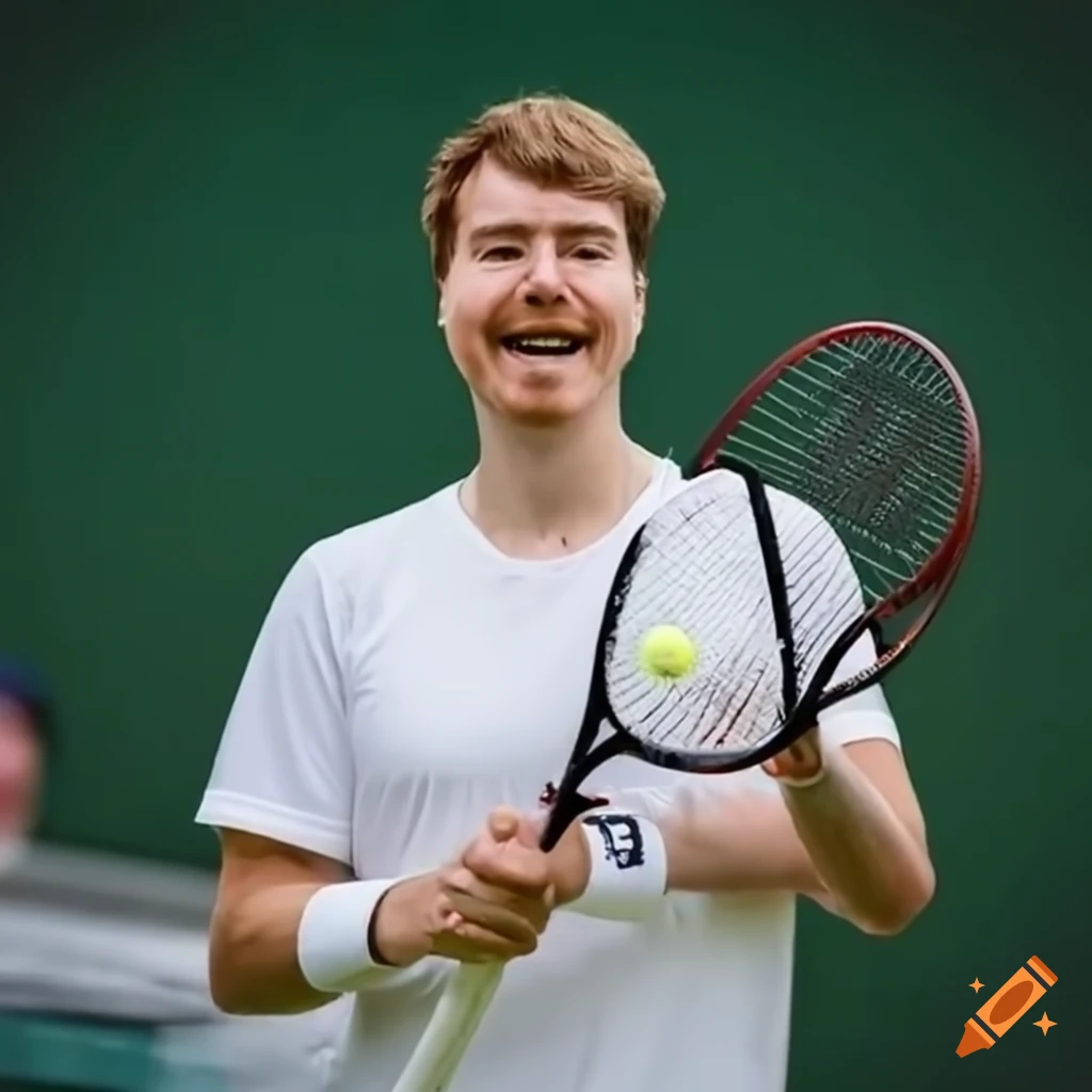 MrBeast winning at Wimbledon