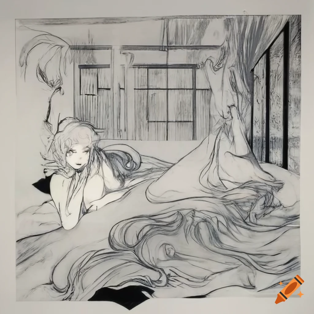Illustration of a young man irritated at a crying woman in a dorm room