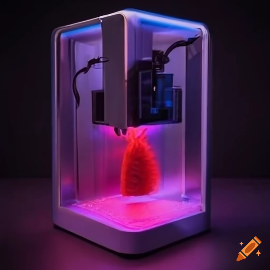 Operating photopolymer 3d printer on craiyon