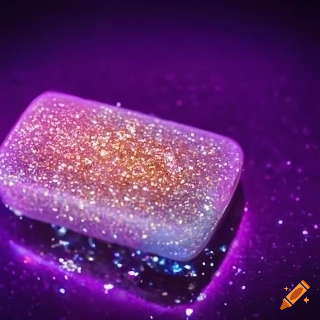 Glittery soap