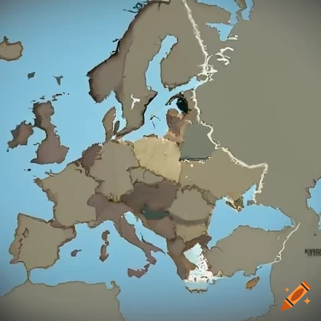 Map of europe pre world war i on - Cq3tHp2eSEyUhZx1W9DBZQ.webp