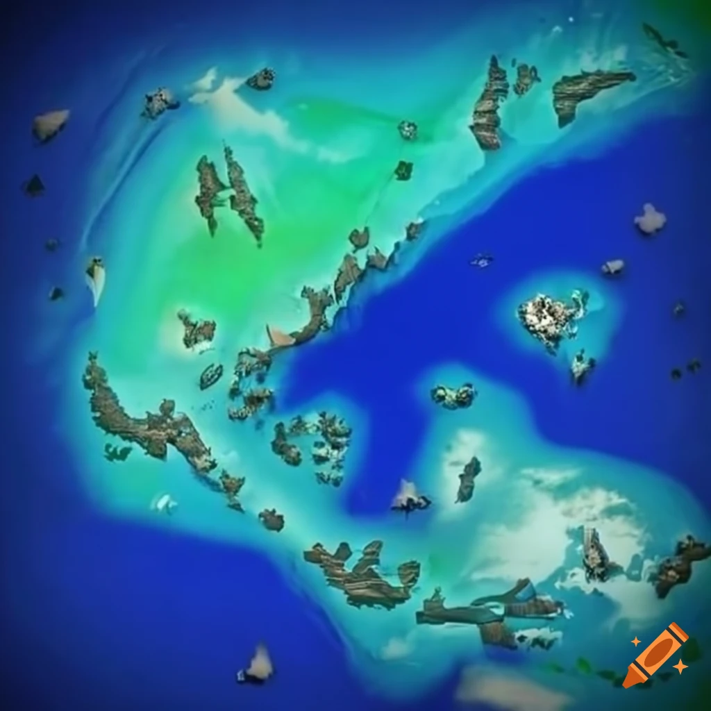 Map of islands