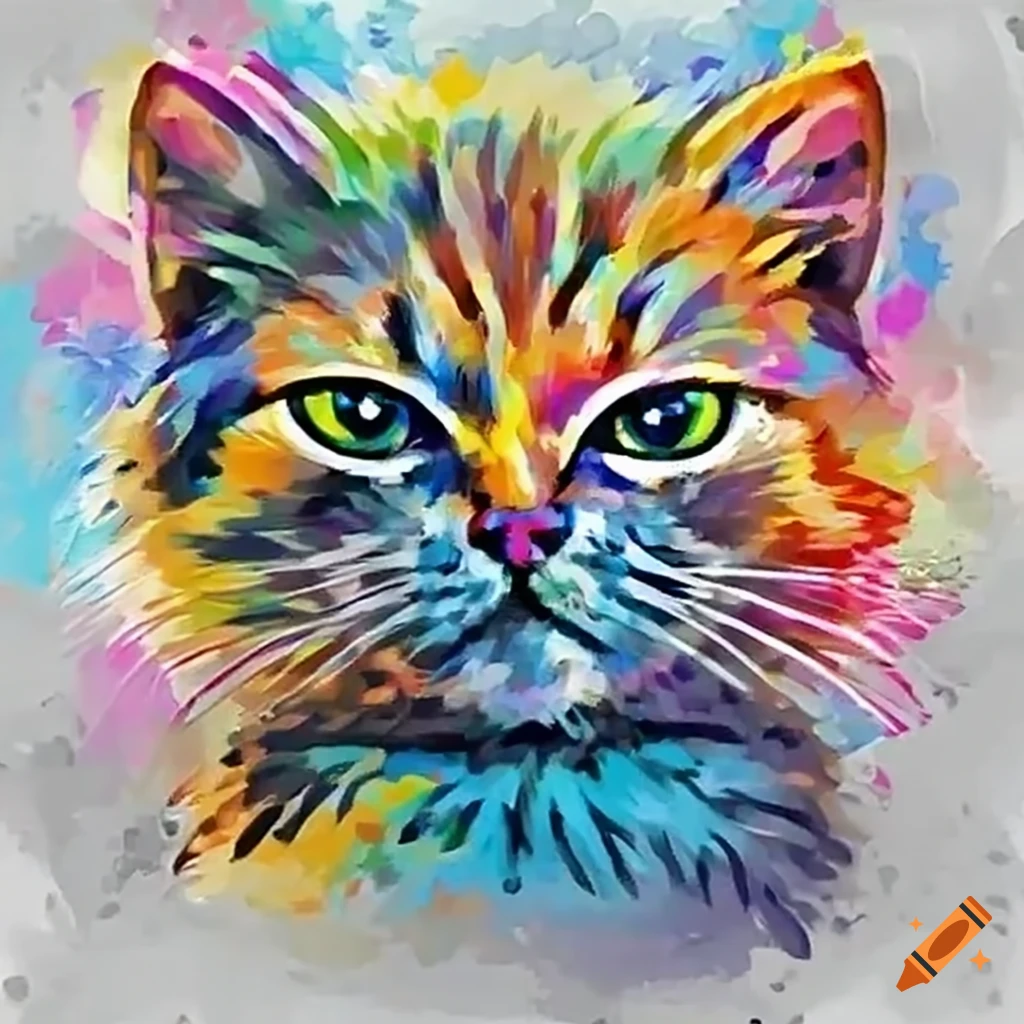 Angry-faced kitten