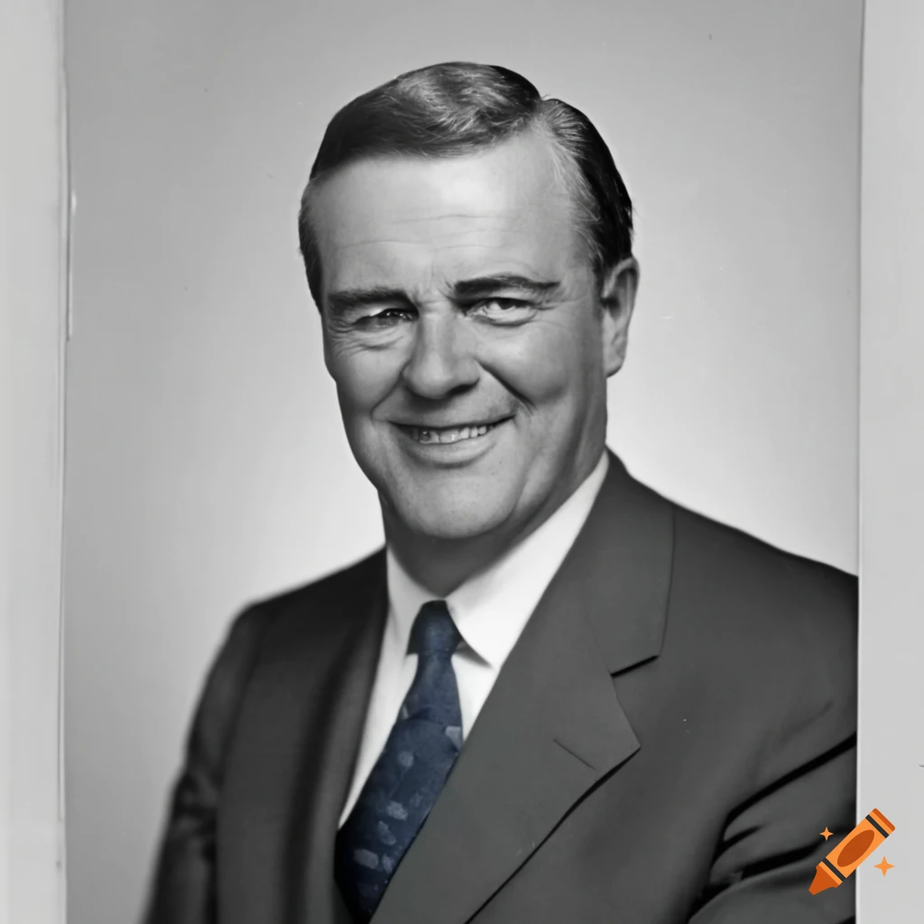 Historical image of Premier of Queensland, Joh Bjelke-Petersen in formal attire