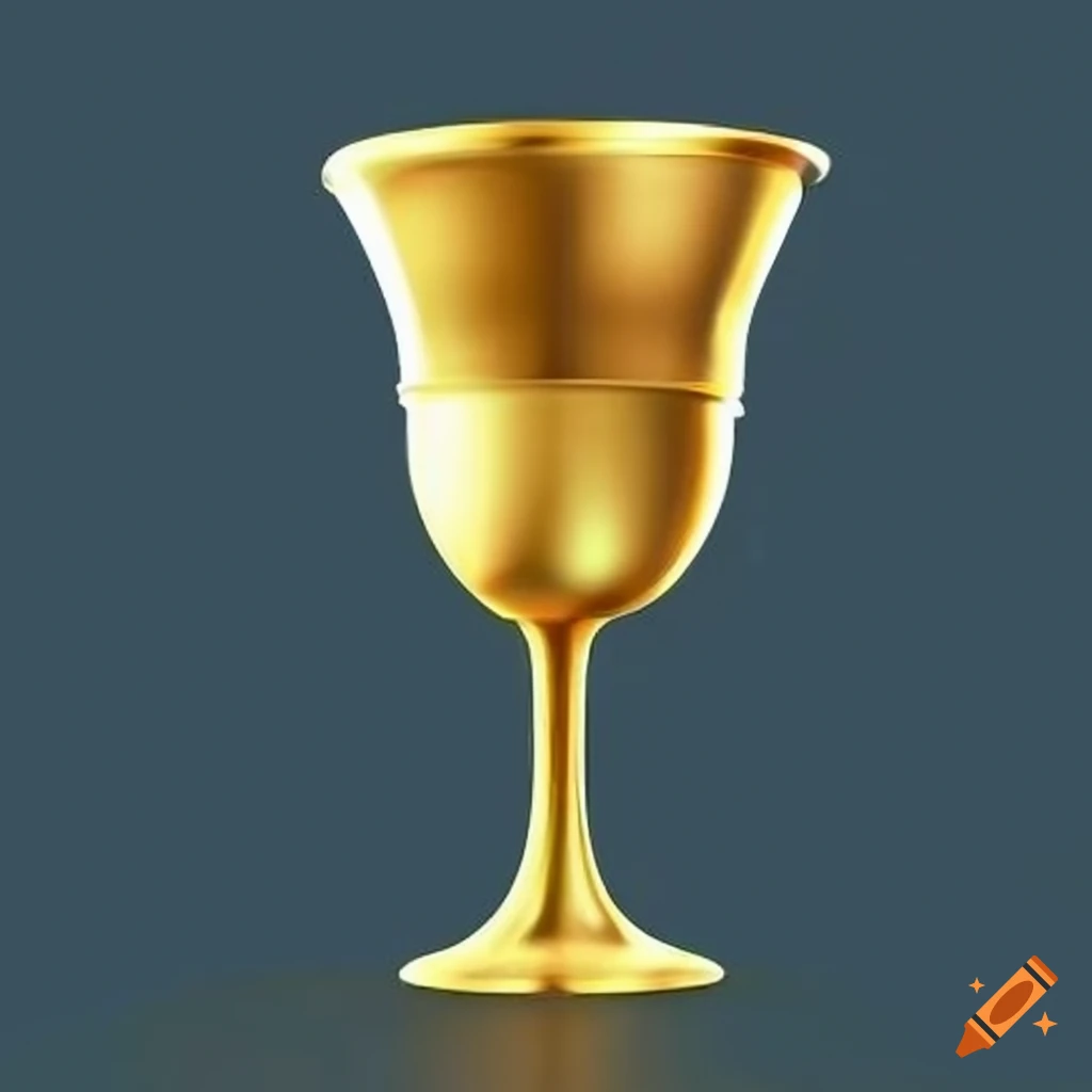 Golden goblet on Craiyon