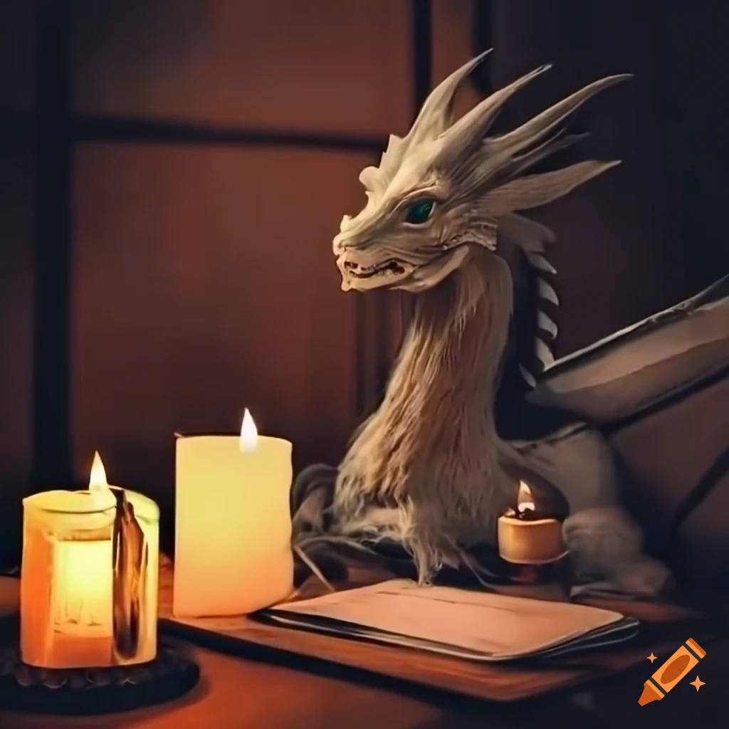 Fantasy Reading Dragon Background