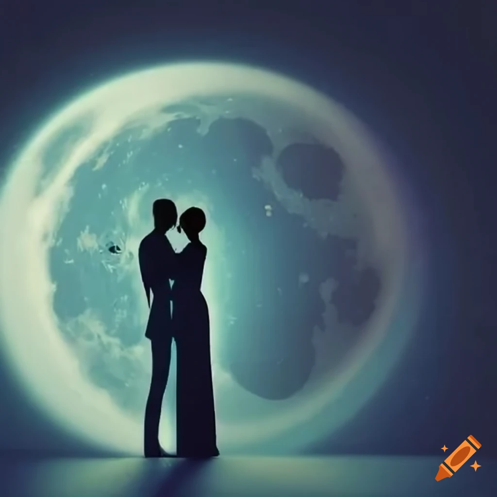 Marriage Reverant Moon Couple getting married on the moon on Craiyon
